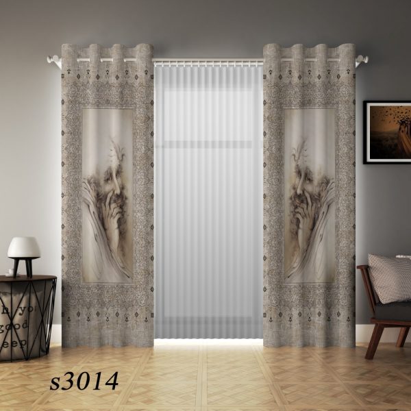 پرده چاپی طرح سنتی S3014