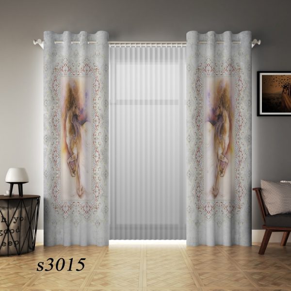 پرده چاپی طرح سنتی S3015