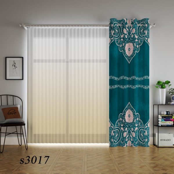 پرده چاپی طرح سنتی S3017
