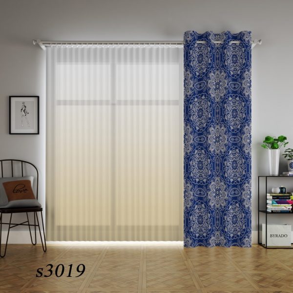 پرده چاپی طرح سنتی S3019