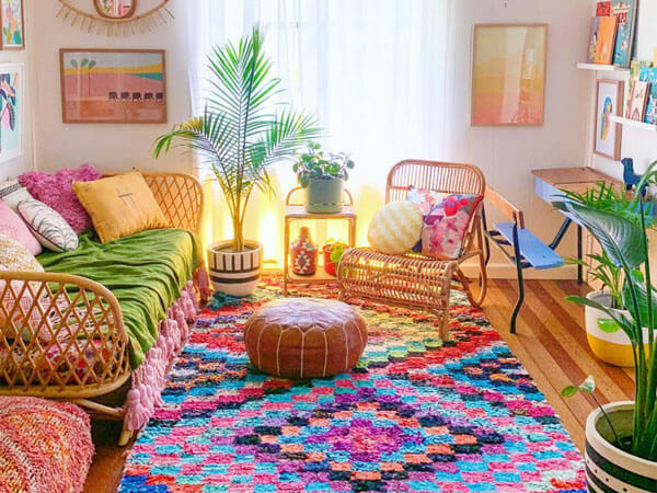 طراحی داخلی با استفاده از هنر و صنایع دستی در دکوراسیون