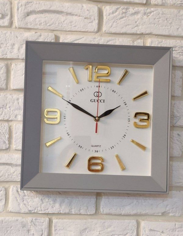 ساعت دیواری گوچی (چهار گوش) کد WD243