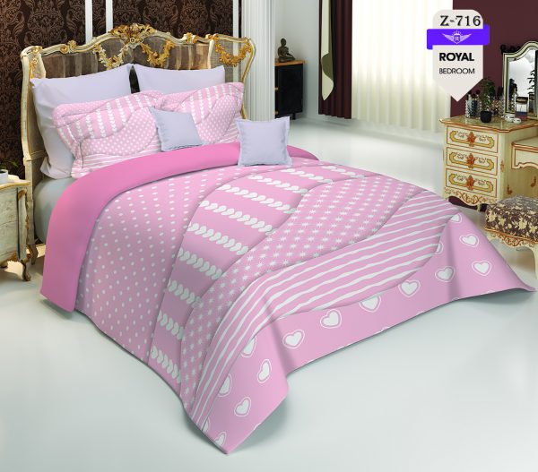 روتختی و ملحفه (دو نفره) طرح مدرن کد 716-Modern